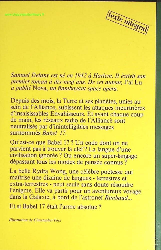 Babel 17 - Samuel R. Delany - livre