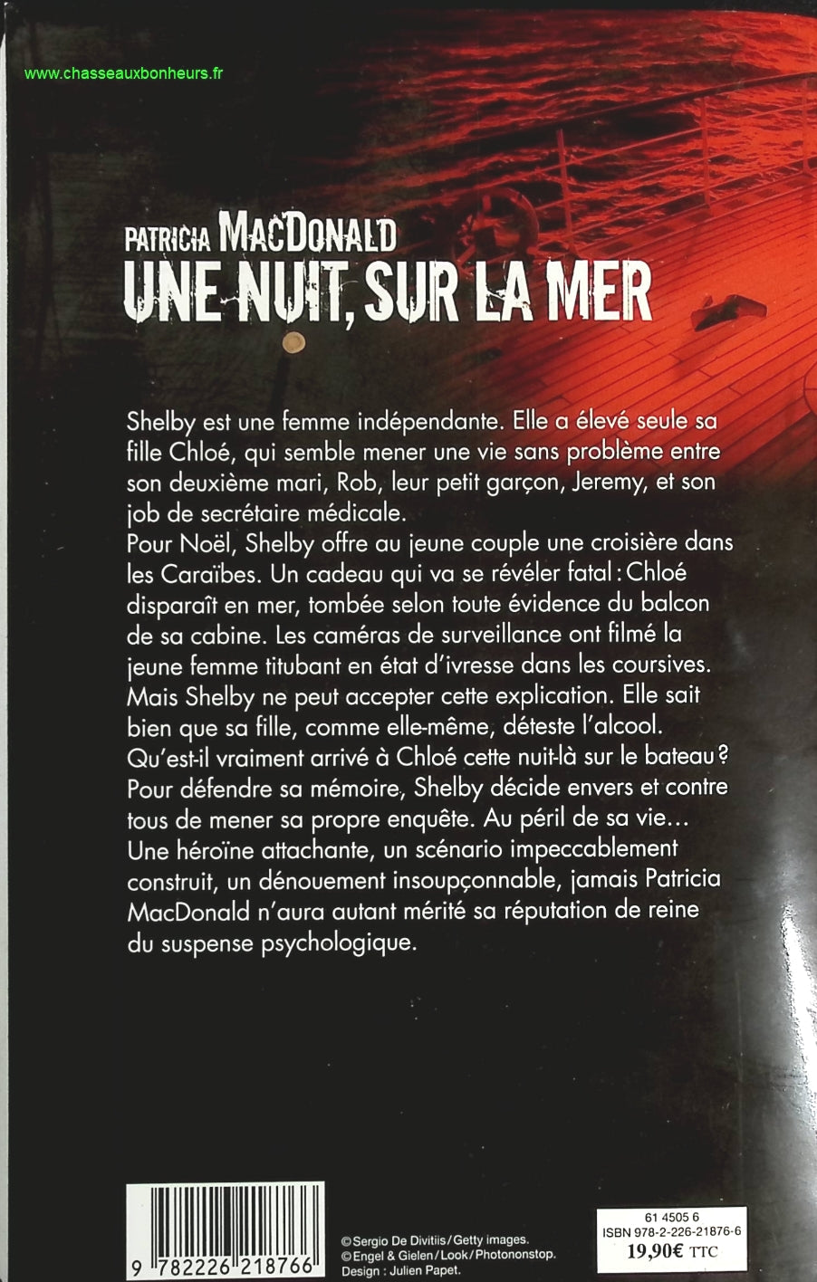 Une nuit, sur la mer - Patricia Mac Donald - livre