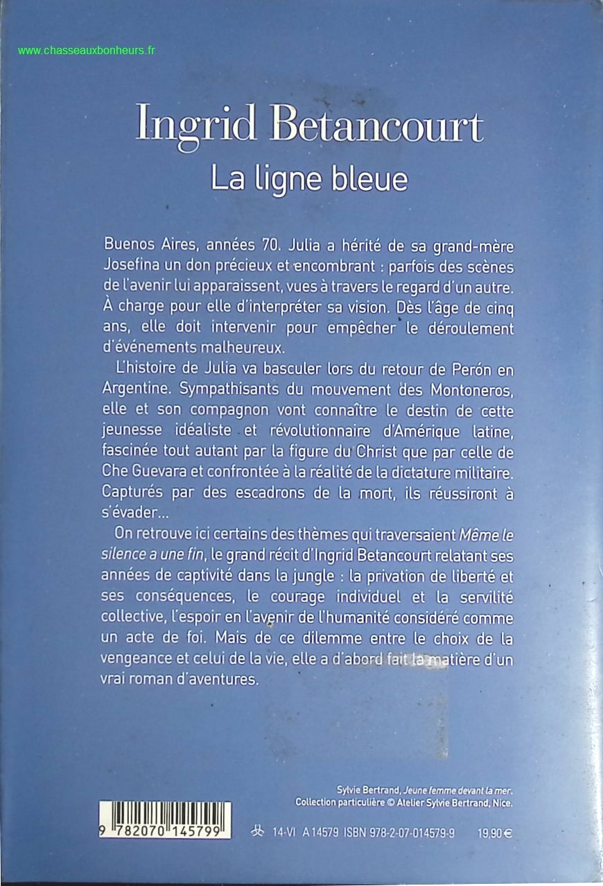 La ligne bleue - Ingrid Betancourt - livre