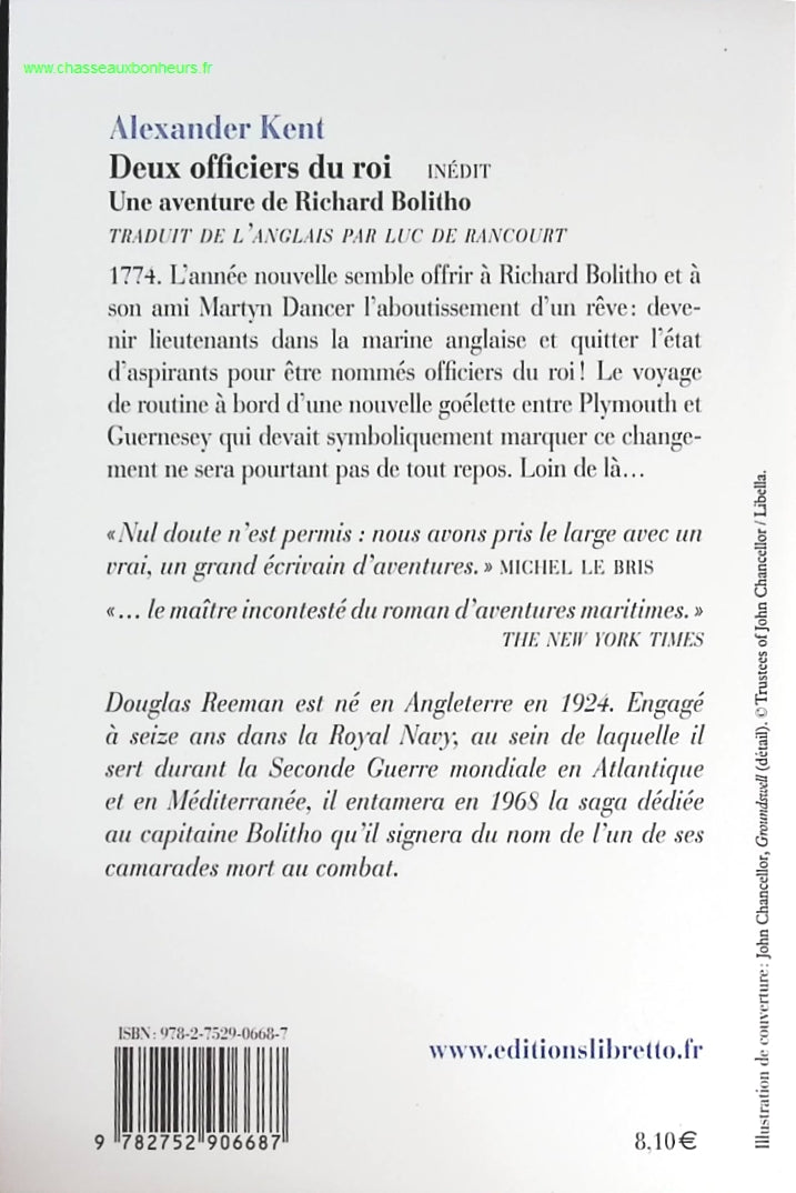 Deux officiers du roi - Alexander Kent - livre