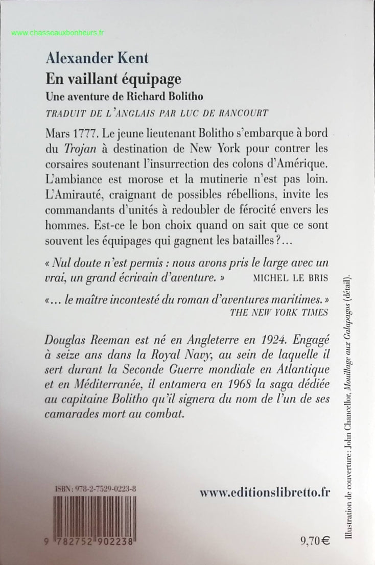 En vaillant équipage - Alexander Kent - livre