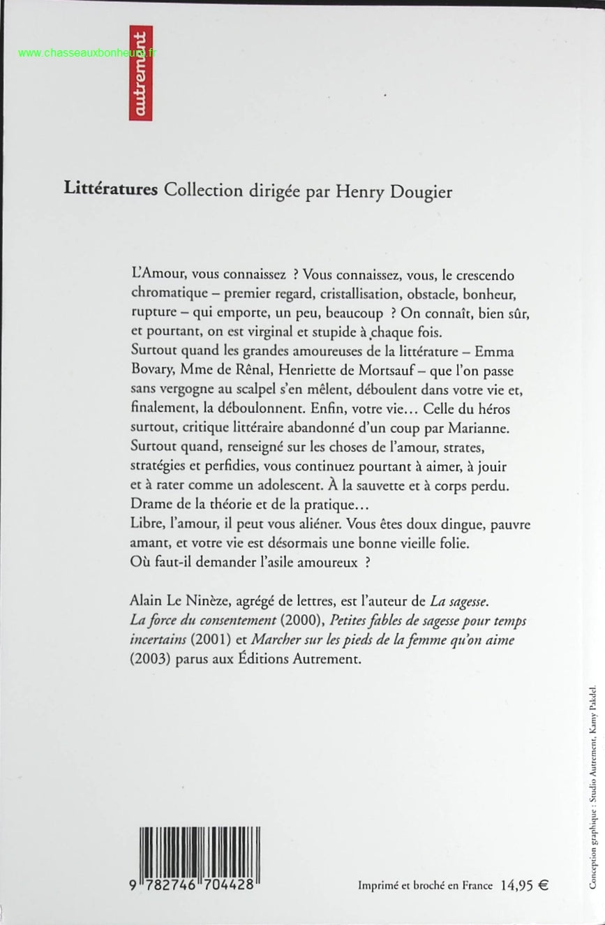 L'Amour, fou - Alain Le Ninèze - livre