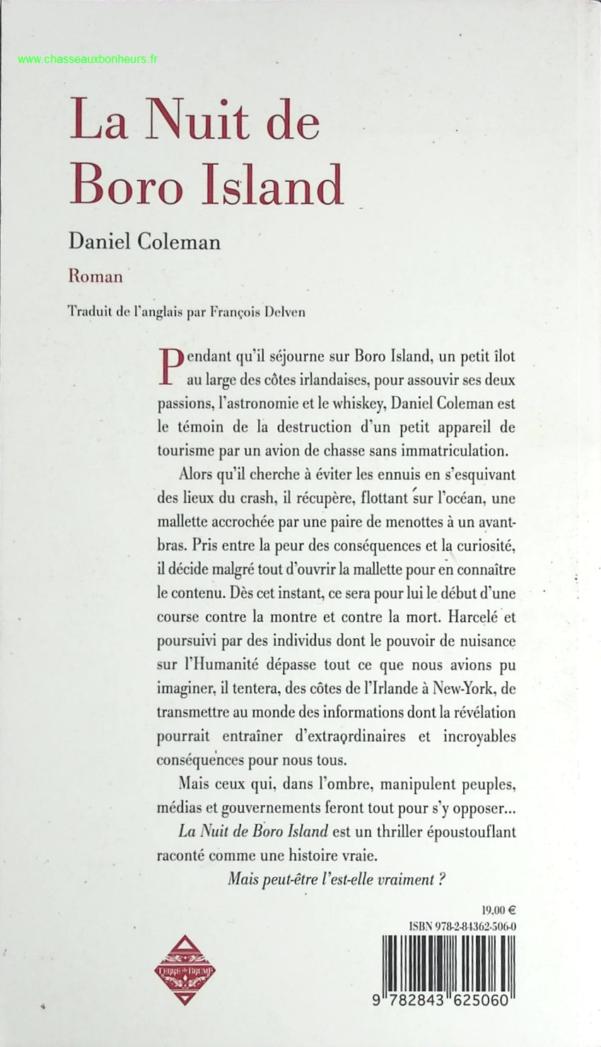 La Nuit De Boro Island - Daniel Coleman - livre