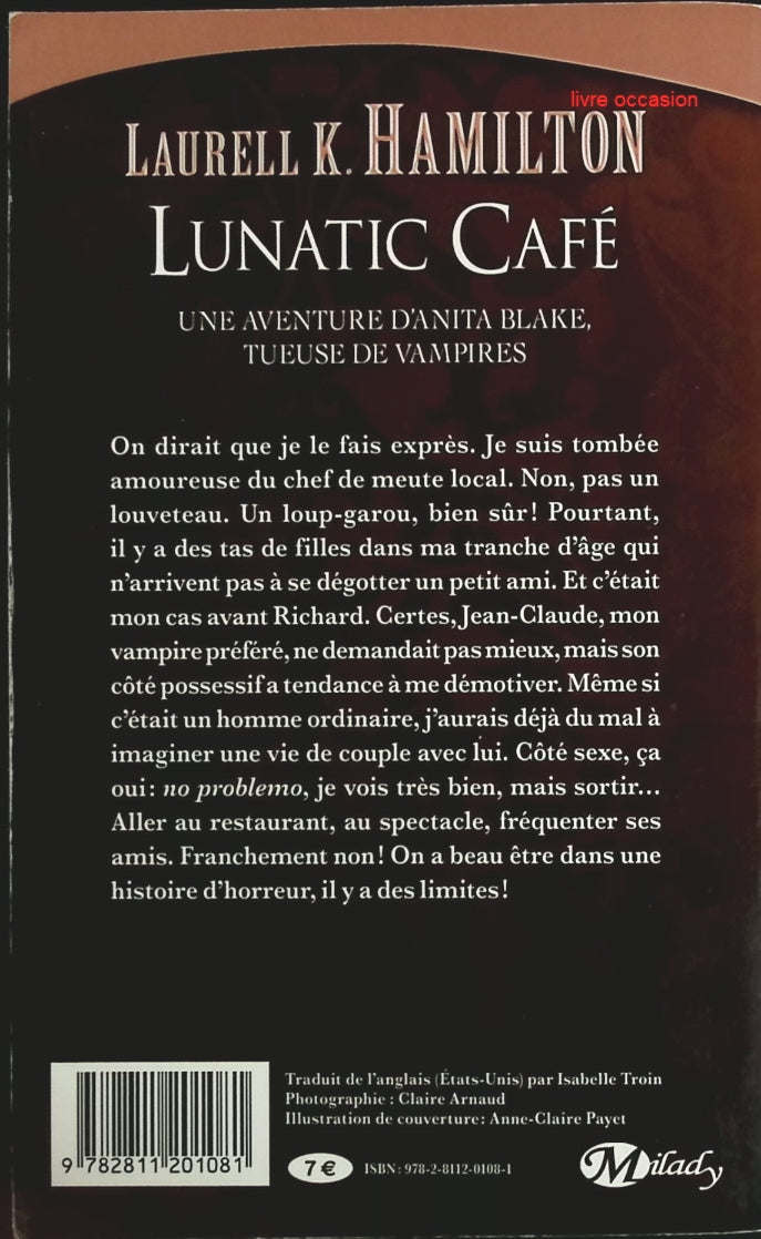 Lunatic Café - Laurell-K Hamilton - Livre
