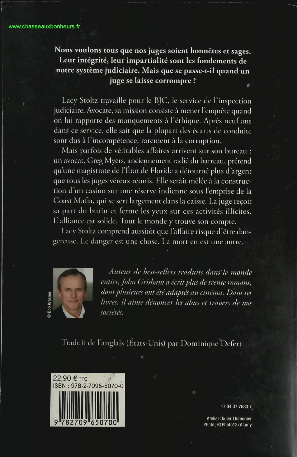 L'informateur - John Grisham - livre
