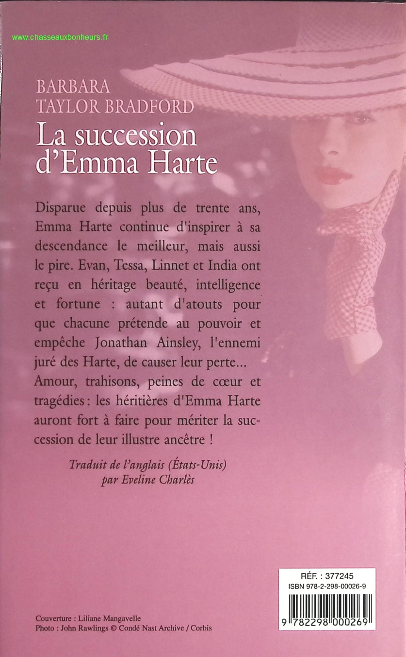 La succession d'Emma Harte - Barbara Taylor Bradford - livre