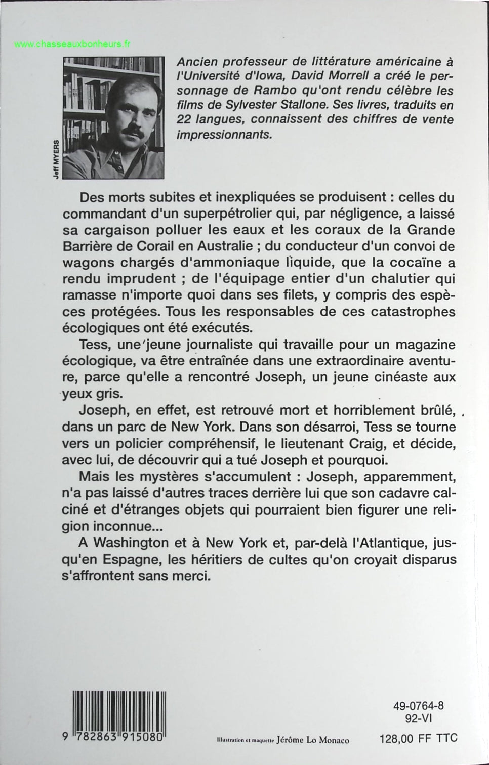 Les Conjurés de la Flamme - David Morrell - livre