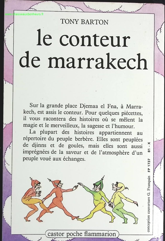 Le conteur de Marrakech - Tony Barton - livre