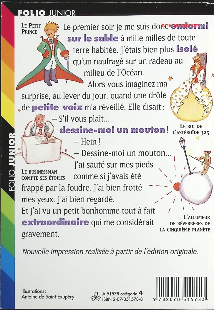Le Petit Prince - Antoine de Saint-Exupéry - Livre