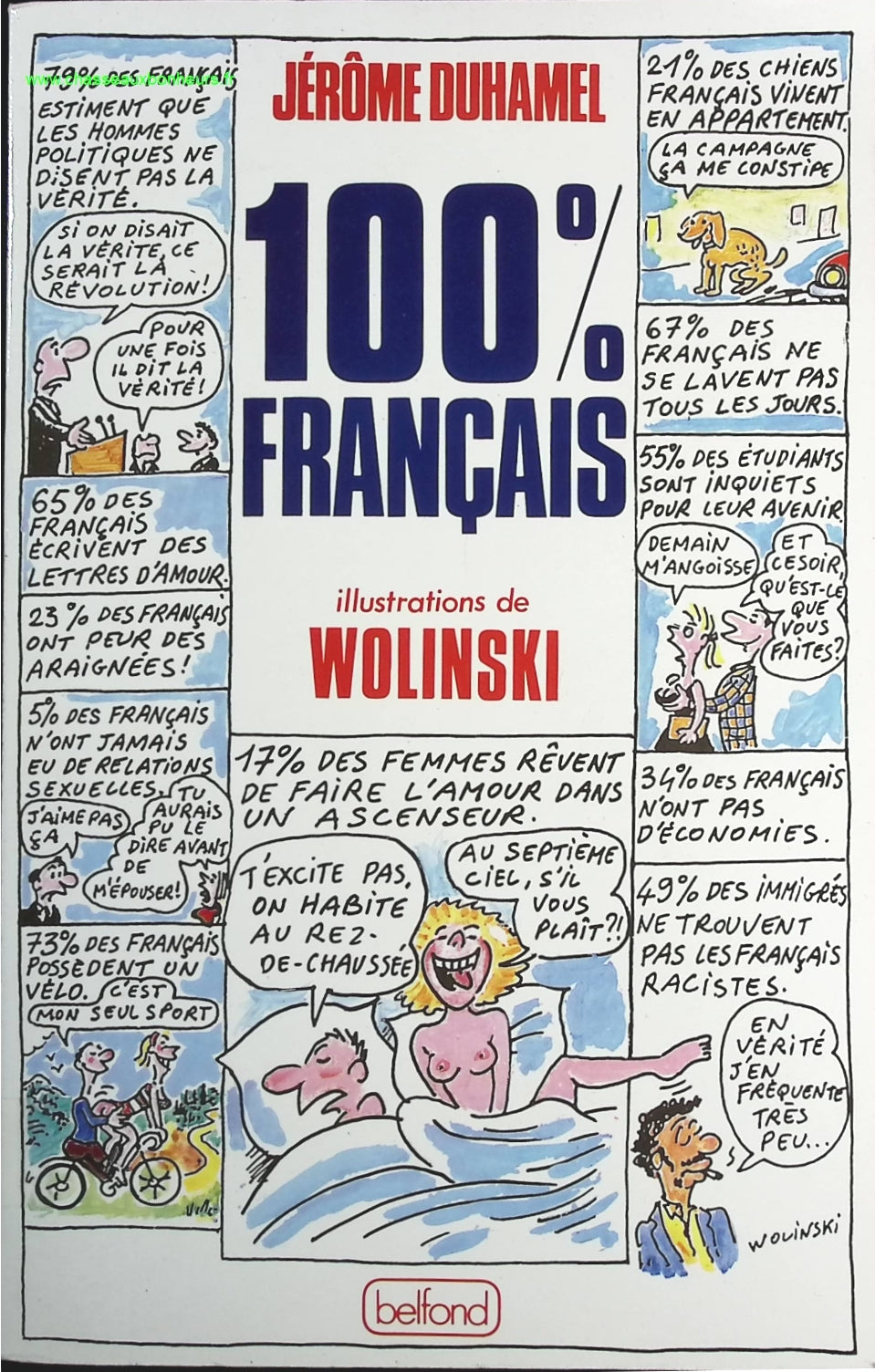 100 % Français - Jérôme Duhamel, Georges Wolinski - livre