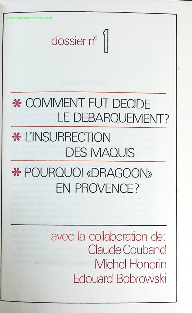 Les grandes énigmes de la libération tome 1 - Bernard Michal - livre