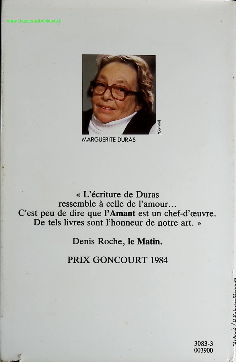 L'Amant - Marguerite Duras - livre