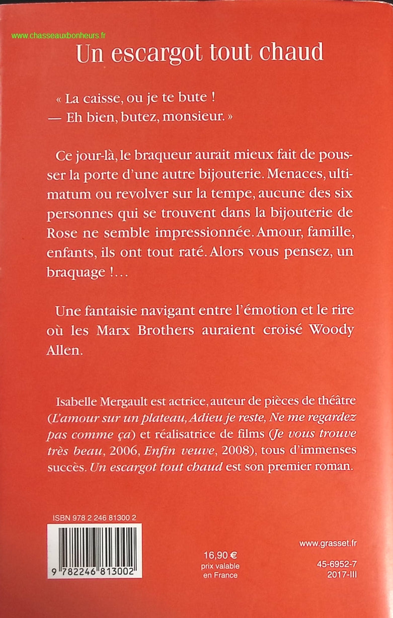 Un escargot tout chaud - Isabelle Mergault - livre