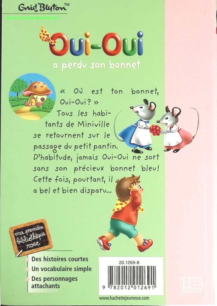 Oui-Oui a perdu son bonnet - Bibliothèque rose - livre