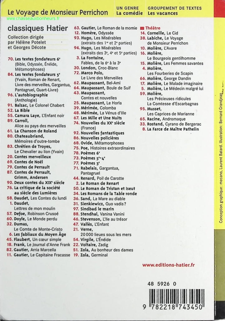 Le Voyage de Monsieur Perrichon - Eugène Labiche - livre