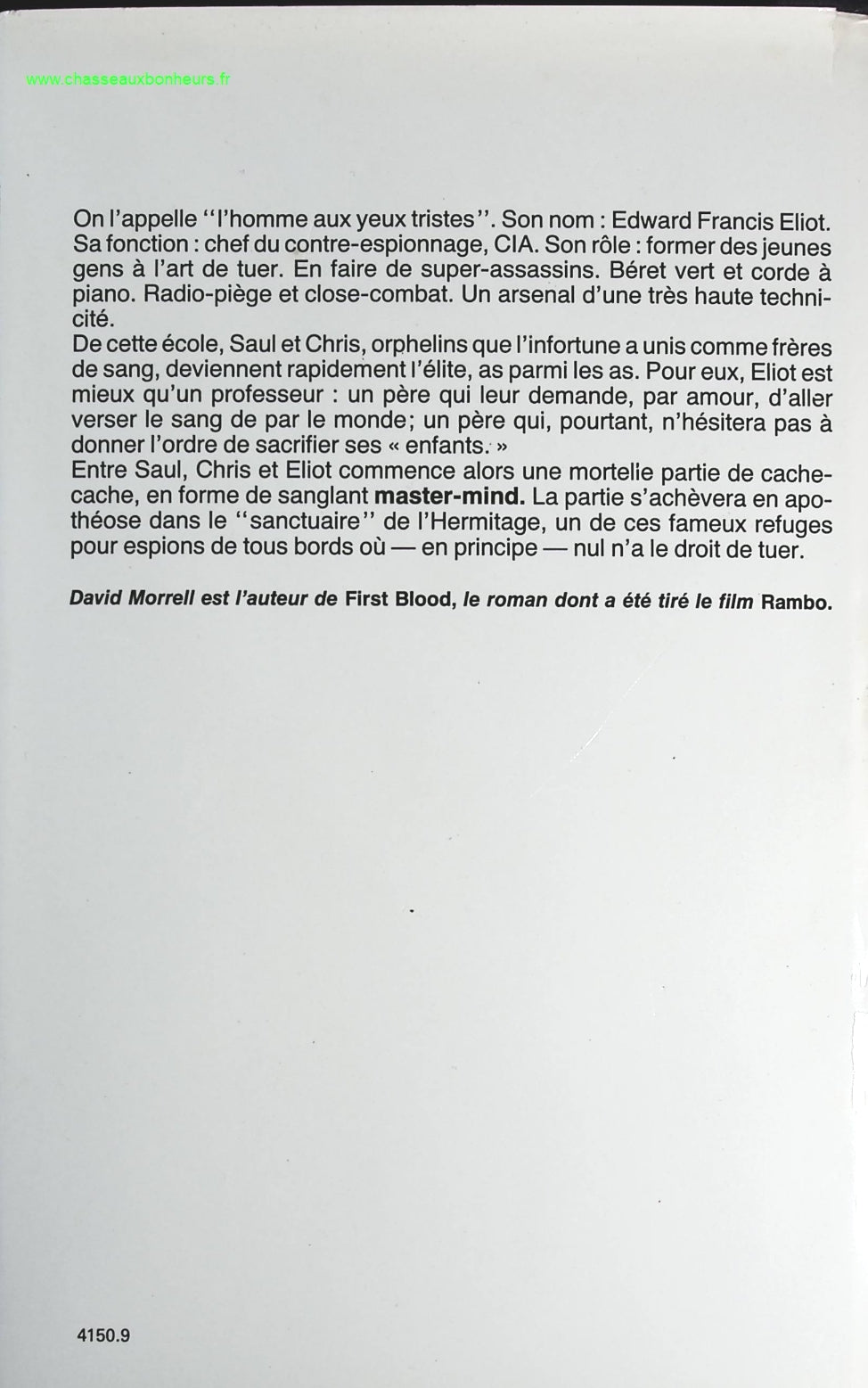 La fraternité de la rose - David Morrell - livre