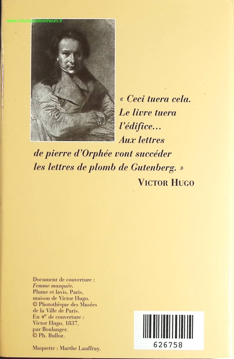 Notre-Dame De Paris - Victor Hugo - livre