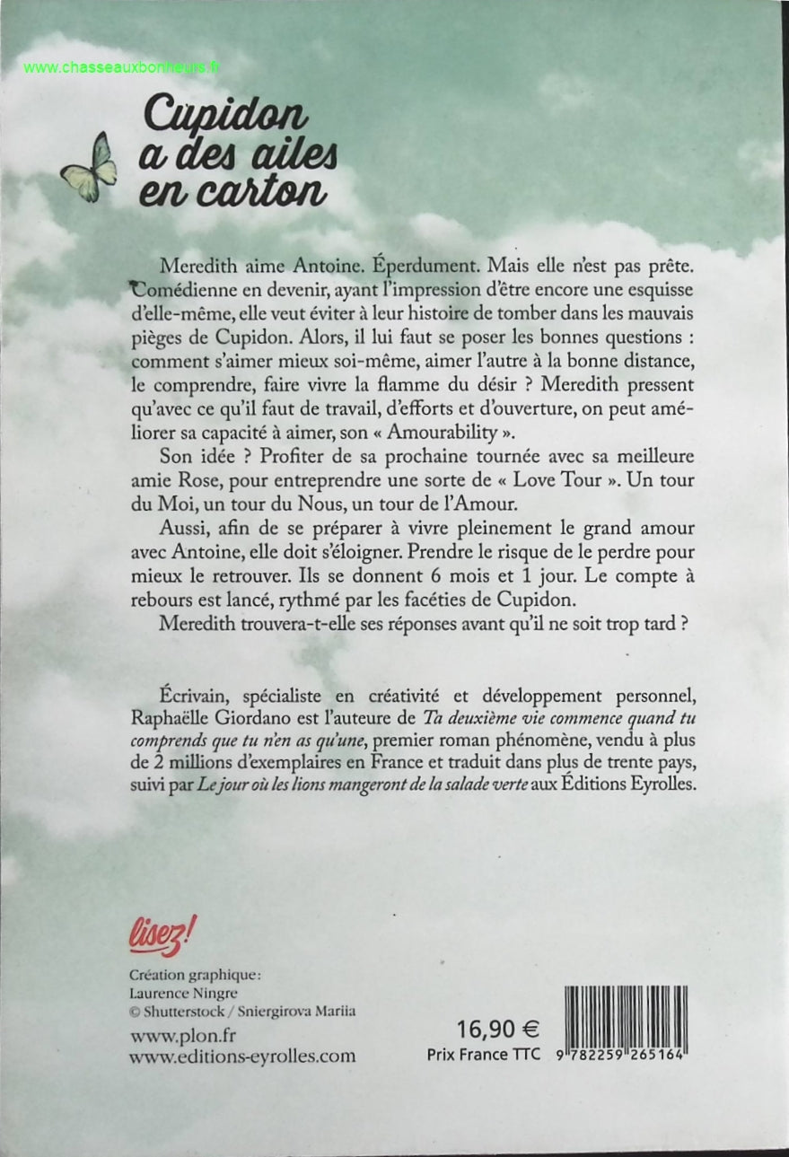 Cupidon a des ailes en carton - Raphaëlle Giordano - Livre