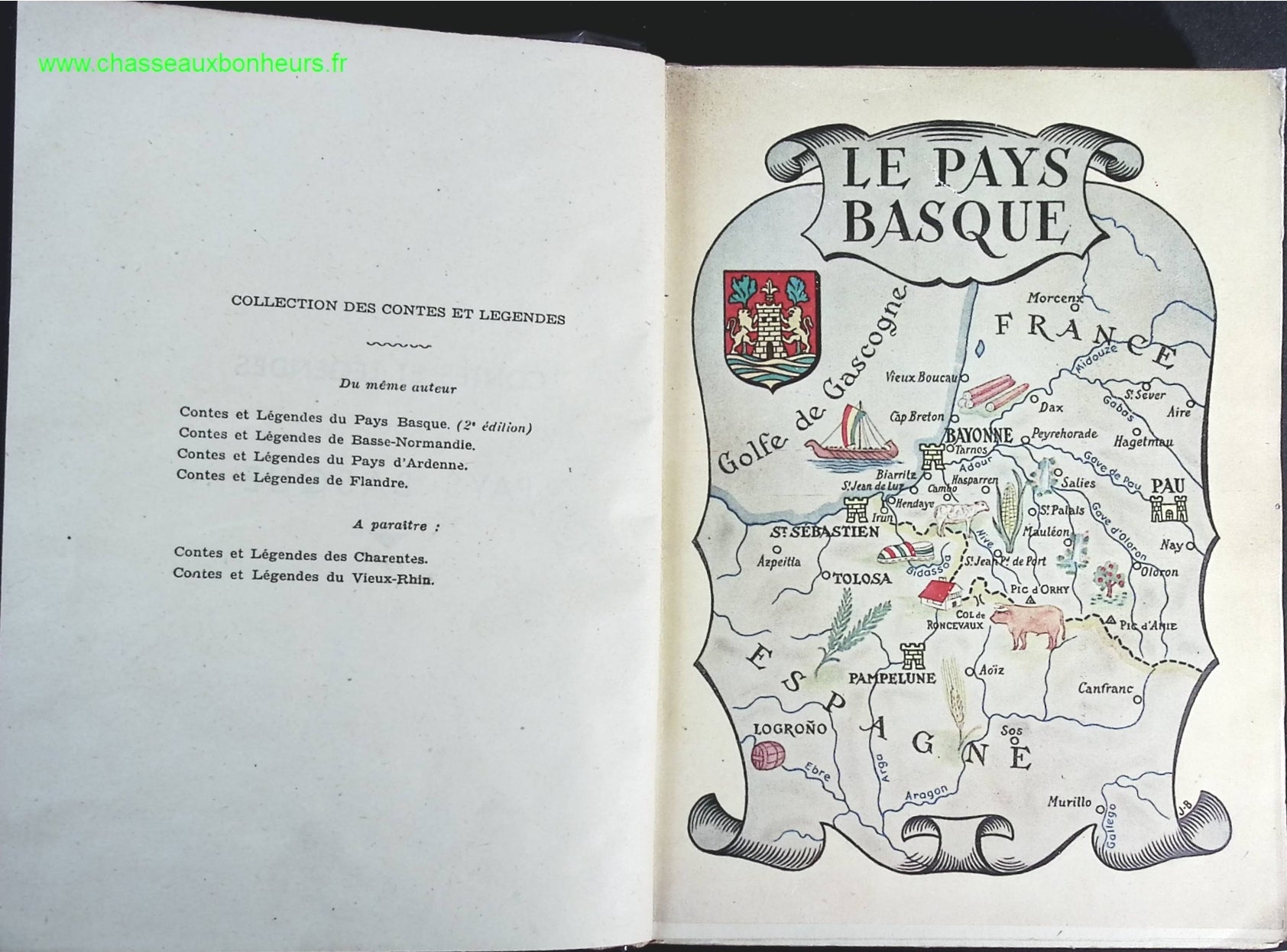 Contes et légendes du pays basque - Henry Panneel - livre