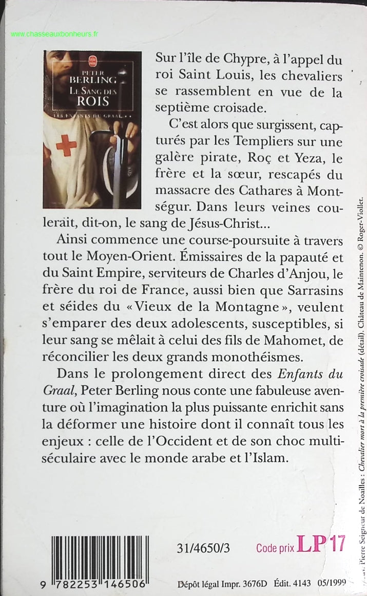 Les enfants du Graal, Tome 2 - Le sang des rois - Peter Berling - livre