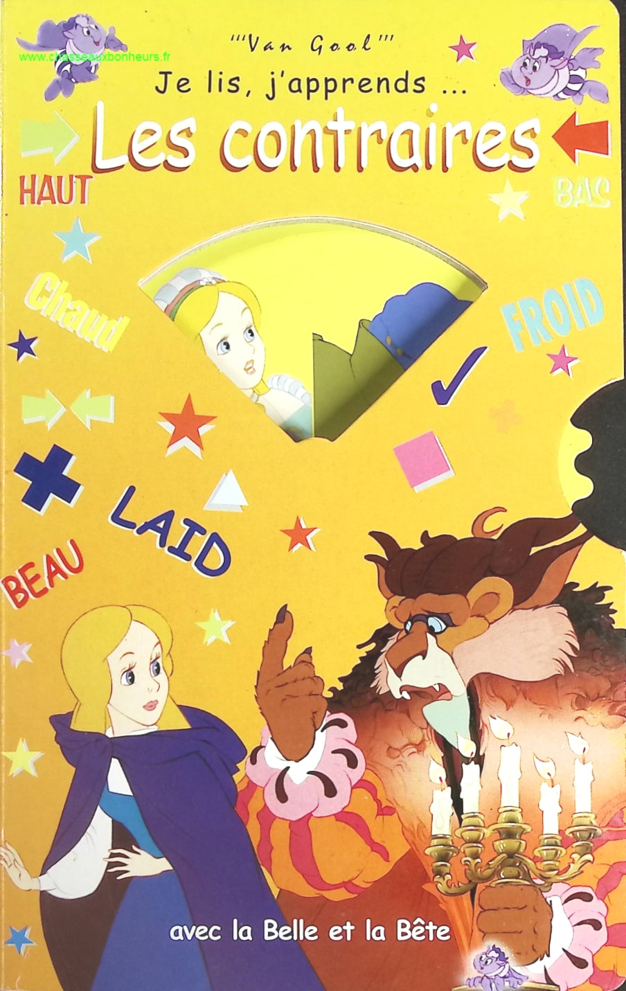 Les contraires - Avec la belle et la bête - livre