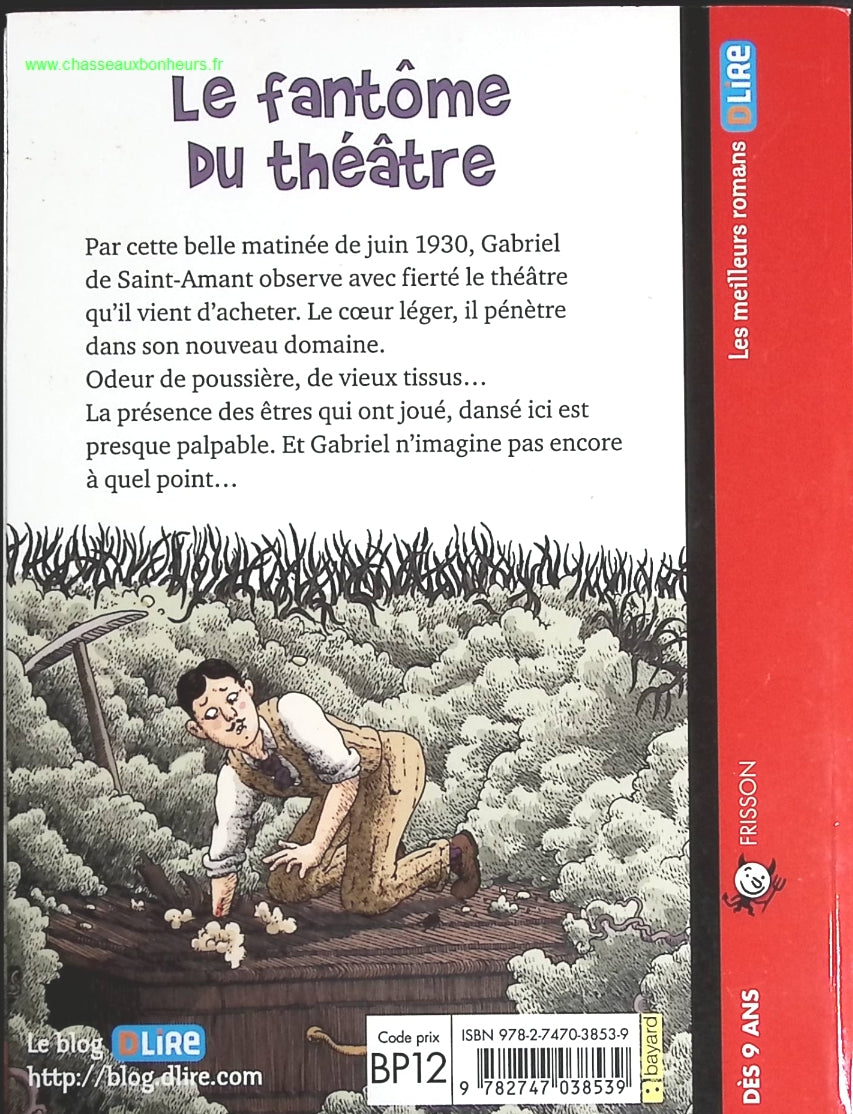 Le fantôme du théâtre - Christophe Lambert - livre