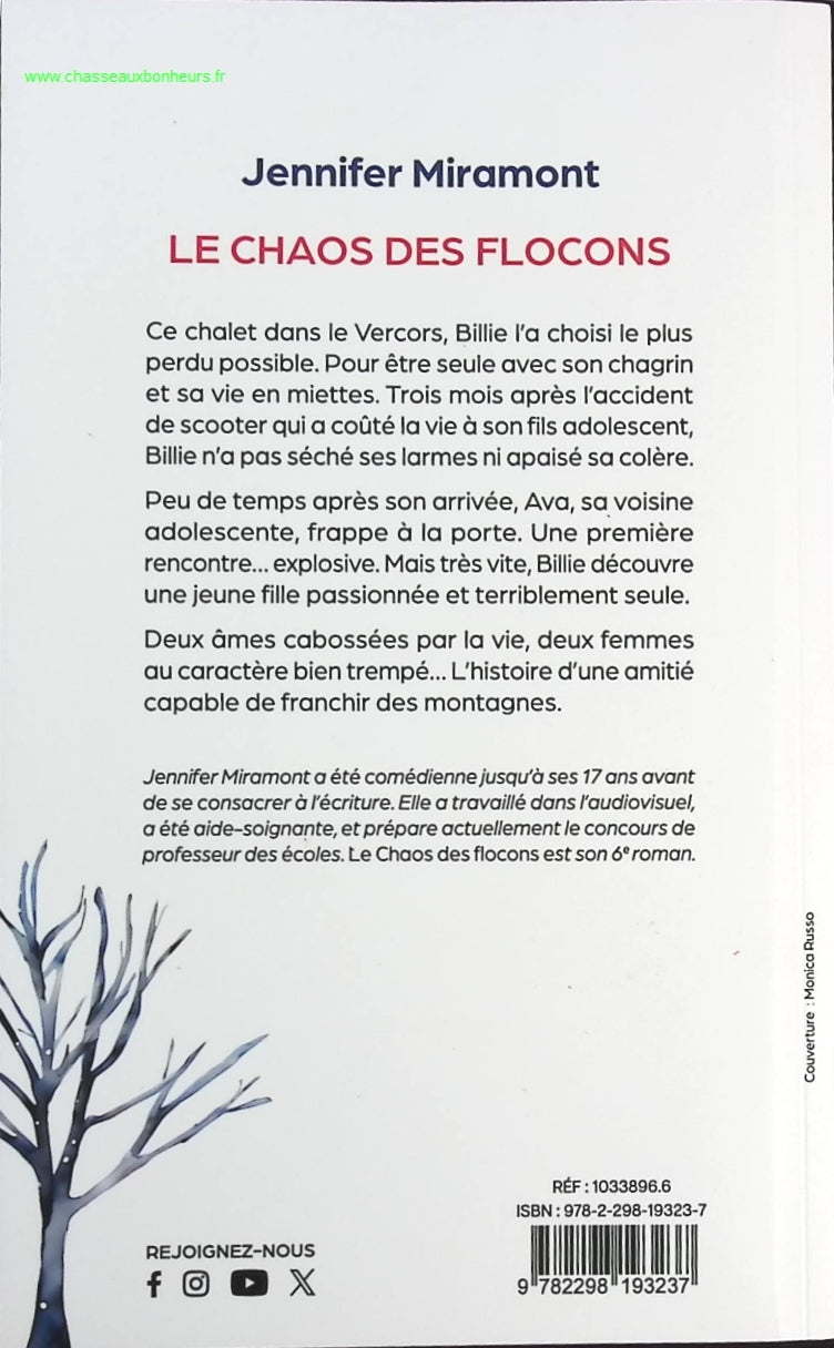 Le Chaos des Flocons - Jennifer Miramont - livre
