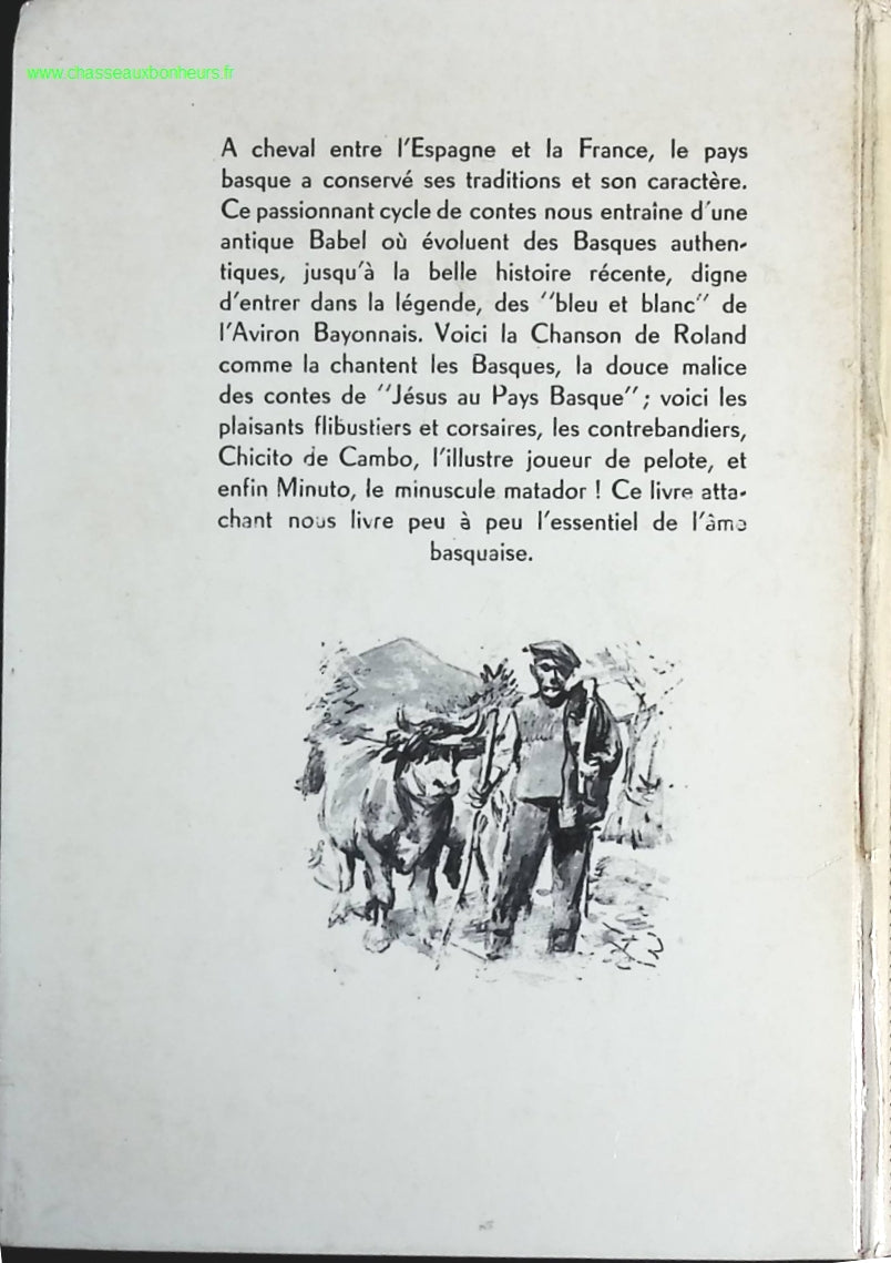 Contes et légendes du pays basque - René Thomasset - livre