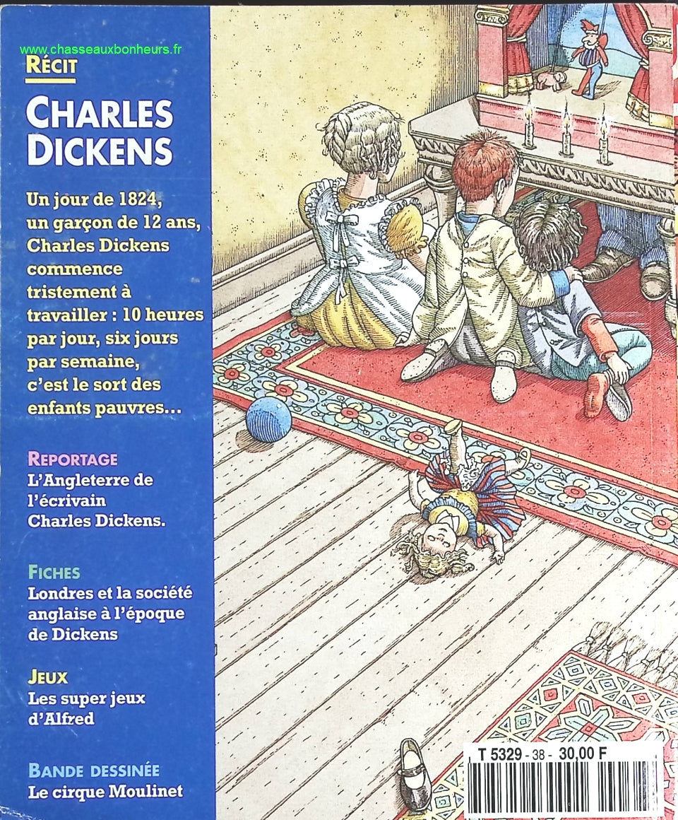 Je lis des histoires vraies n° 38 - Charles Dickens - livre