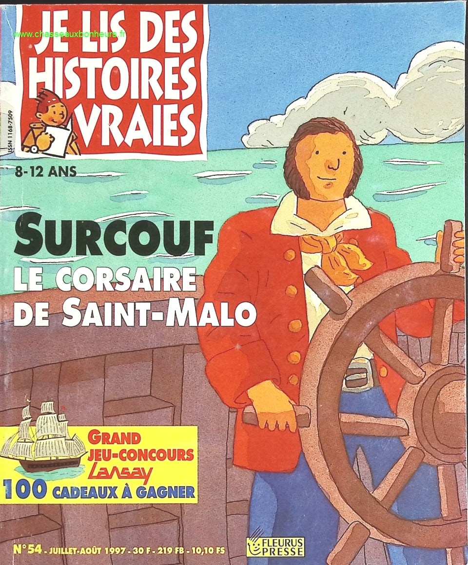 Je lis des histoires vraies n° 54 - Surcouf le corsire de Saint Malo - livre