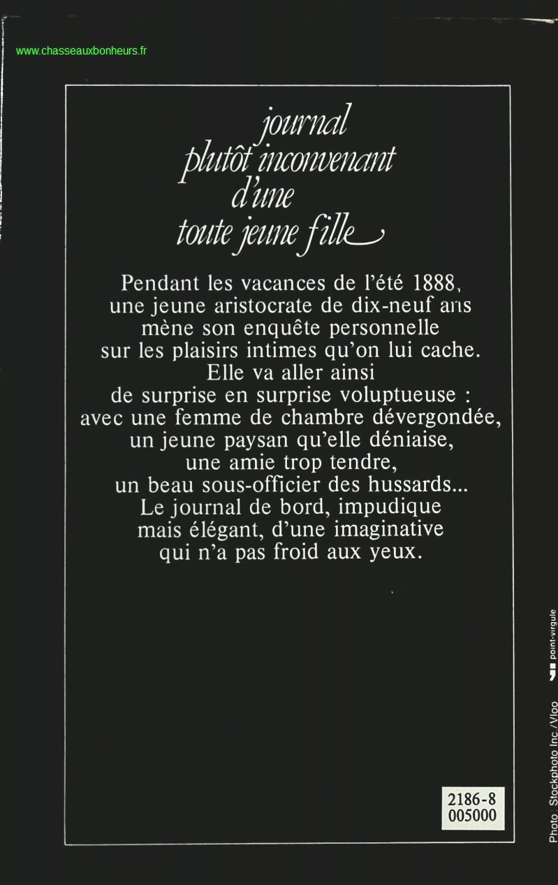 Journal plutôt inconvenant d'une toute jeune fille - Jacques Cellard - livre