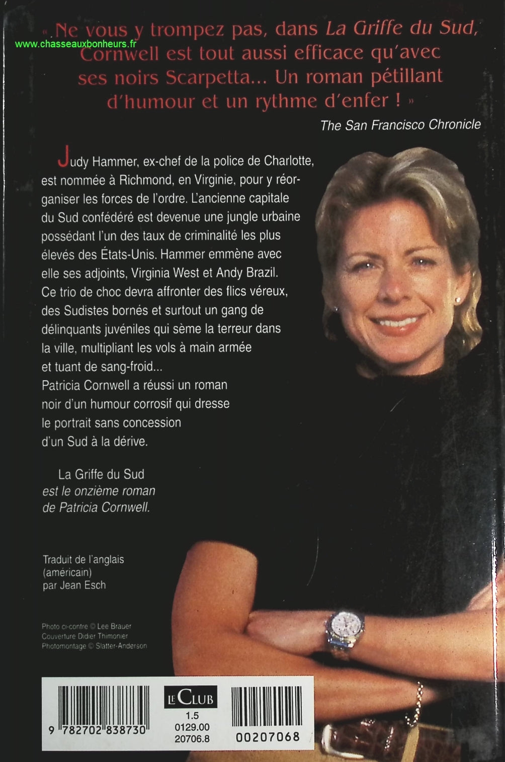 La griffe du Sud - Patricia Cornwell - livre