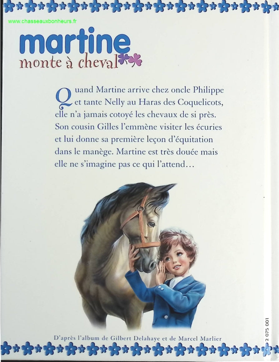 Martine monte à cheval - Gilbert Delahaye Marcel Marlier - livre
