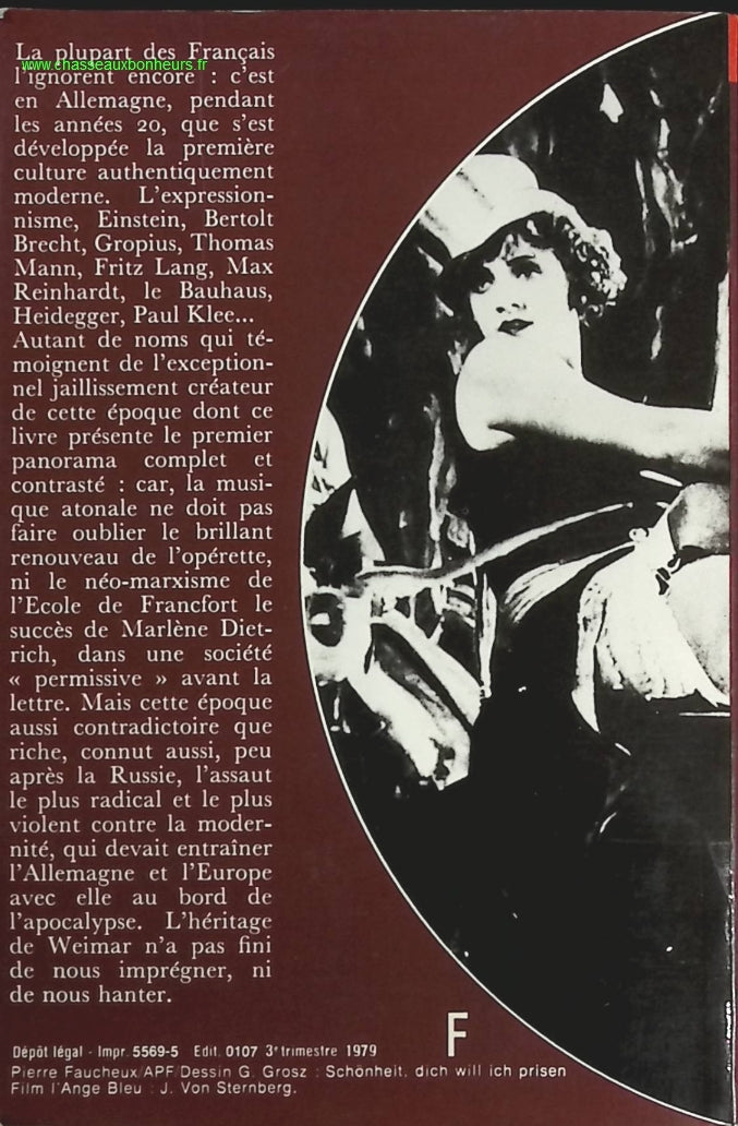 Weimar 1918-1933 - Walter Laqueur - livre