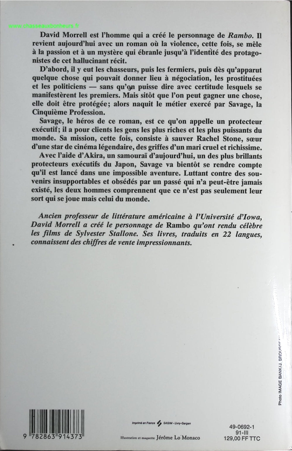La Cinquième profession - David Morrell - livre