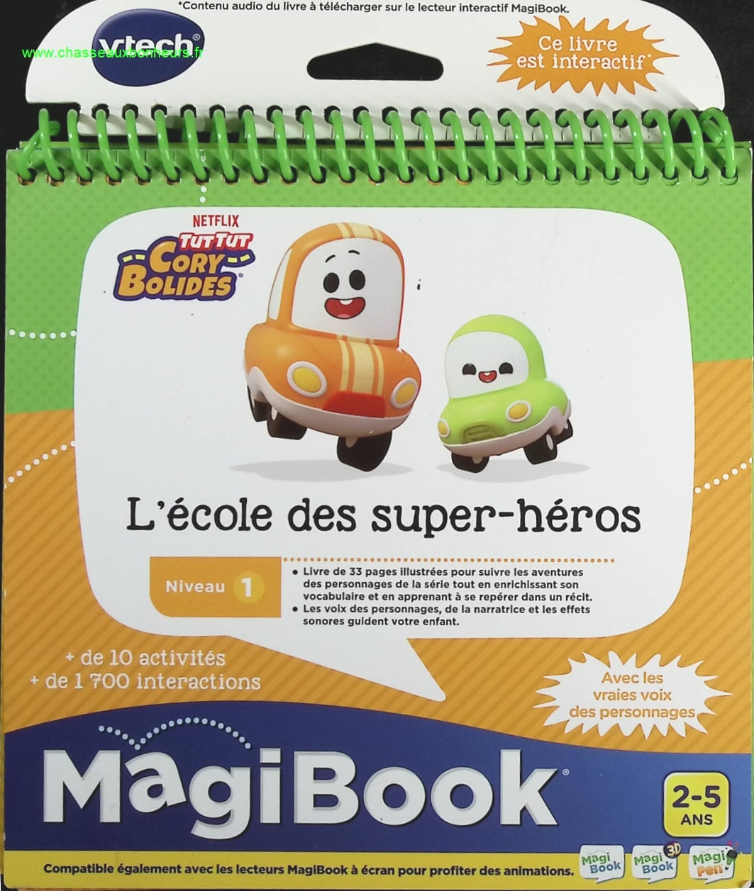 Magibook - Tut Tut Cory Bolides - L'Écoles Des Super-héros - Livre interactif
