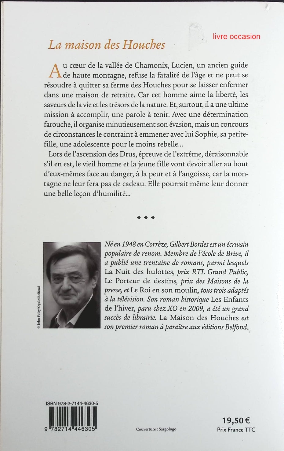 La maison des Houches - Gilbert Bordes - Livre