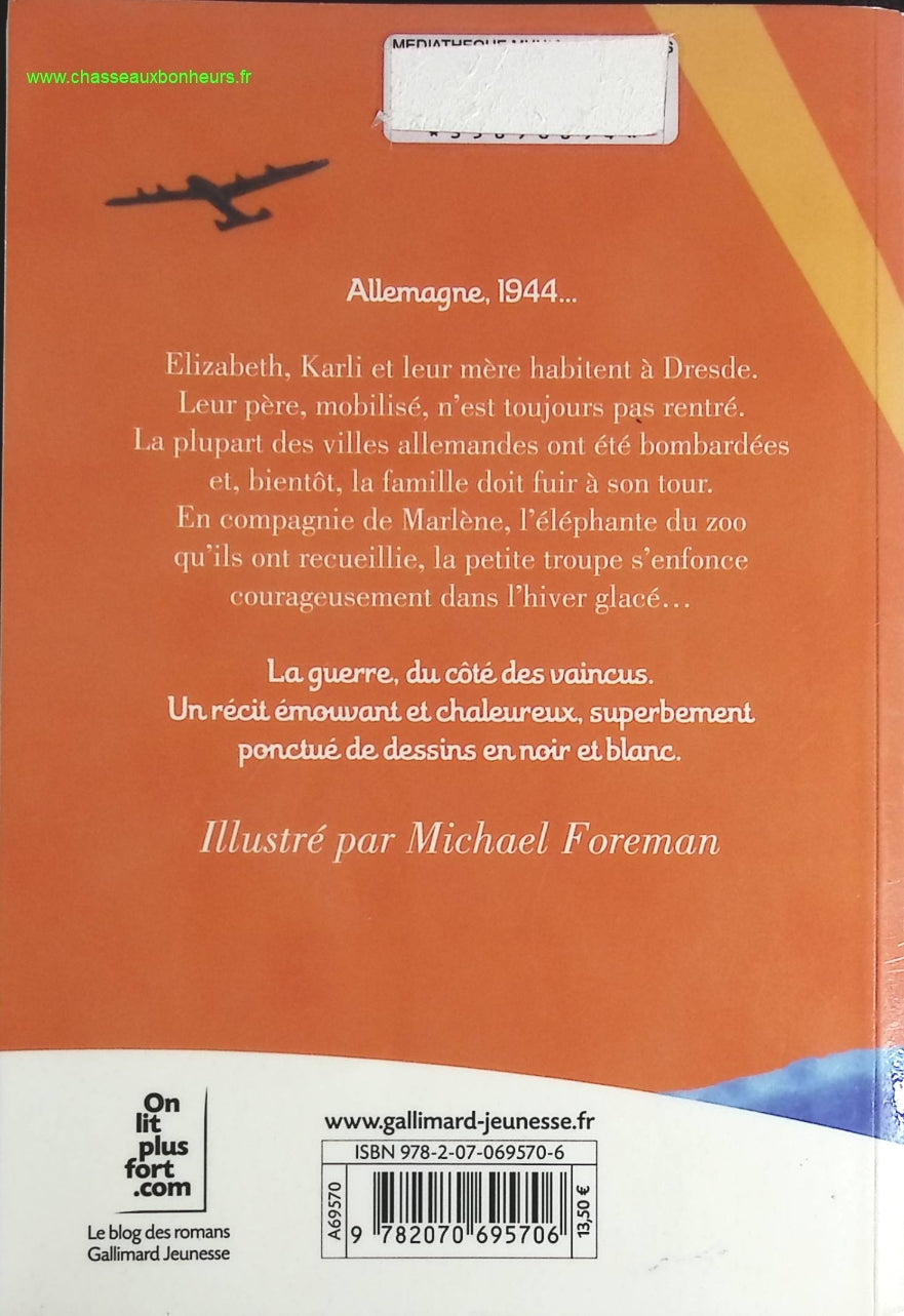 Loin de la ville en flammes - Michael Morpurgo - livre