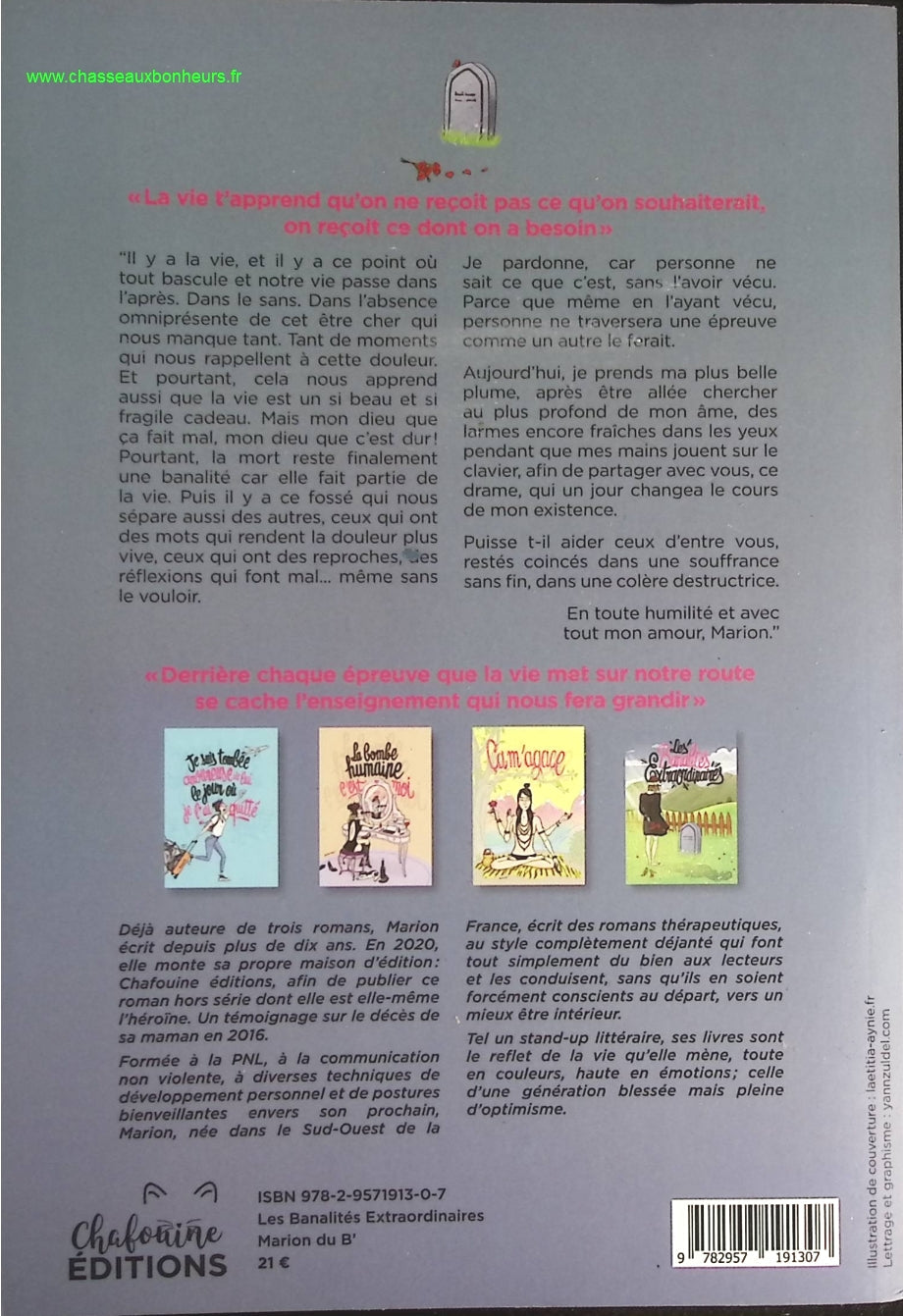 Les banalités extraordinaires - Marion du B' - livre