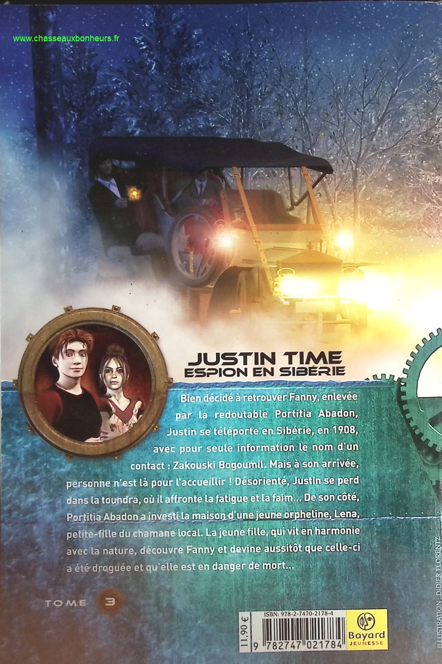 Justin Time Tome 3 - Espion En Sibérie - Peter Schwindt - livre