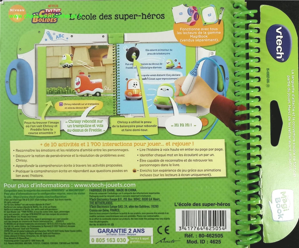 Magibook - Tut Tut Cory Bolides - L'Écoles Des Super-héros - Livre interactif
