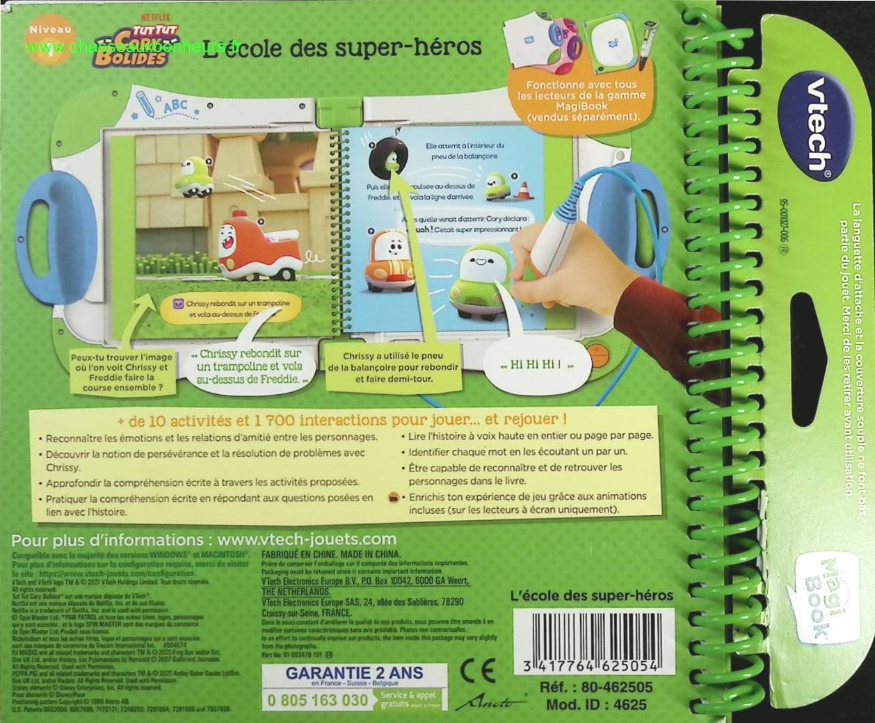 Magibook - Tut Tut Cory Bolides - L'Écoles Des Super-héros - Livre interactif