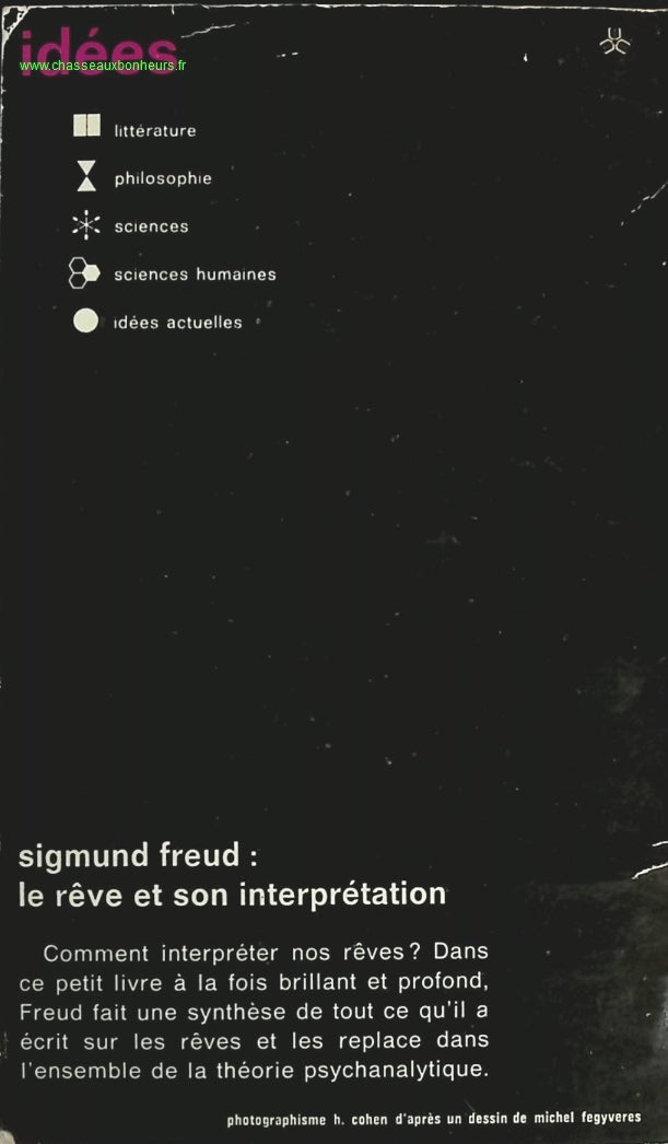 Le rêve et son interprétation - Sigmund Freud - livre