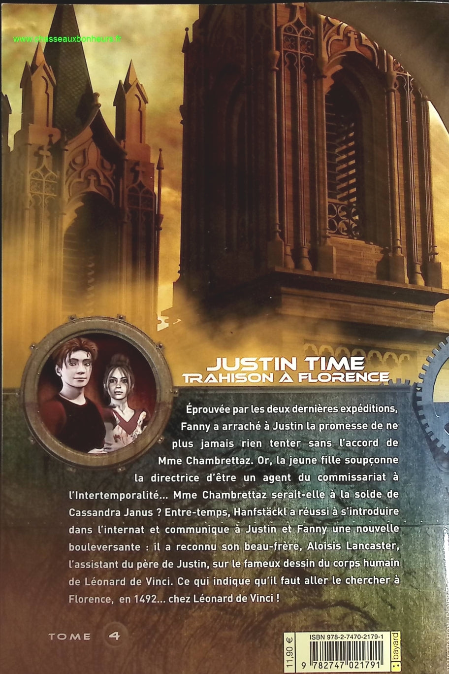 Justin Time Tome 4 - Trahison à Florence - Peter Schwindt - livre