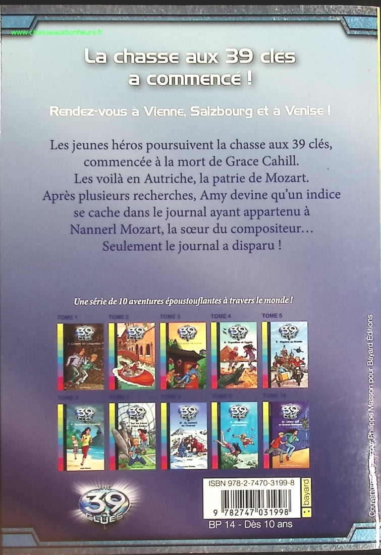 Les 39 clés Tome 2 - Fausse note à Venise - Gordon Korman - livre