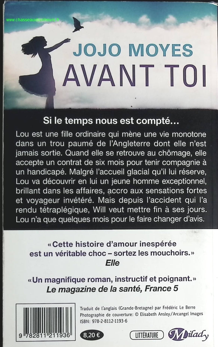 Avant toi - Jojo Moyes - livre