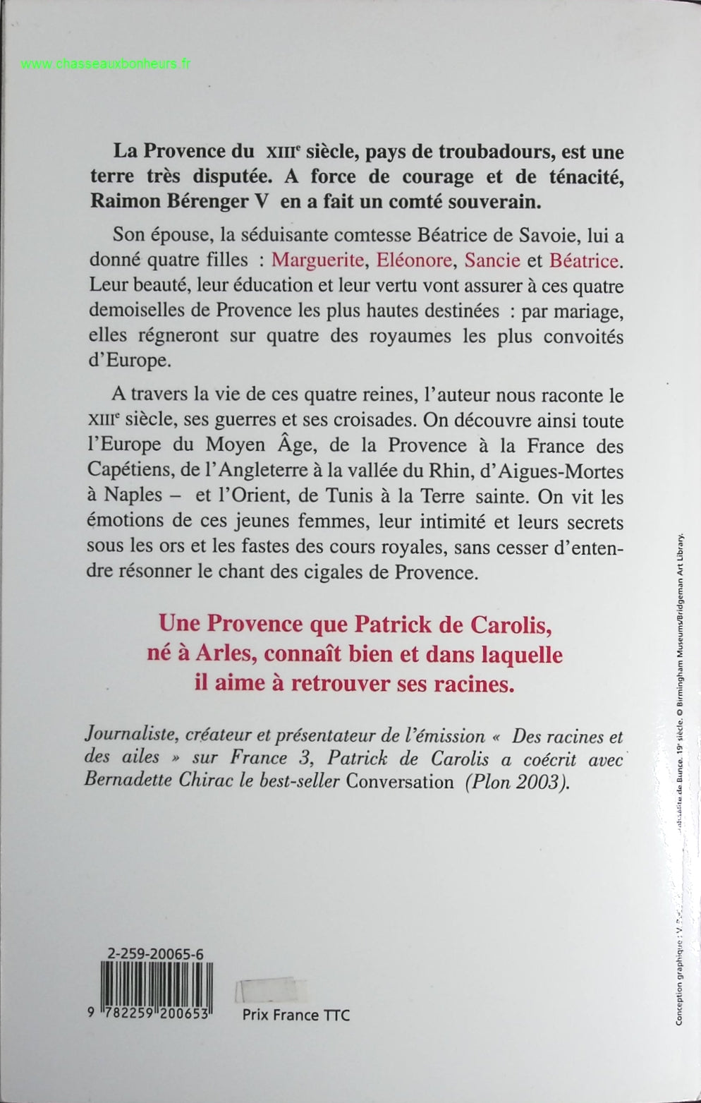 Les demoiselles de Provence - Patrick de Carolis - livre