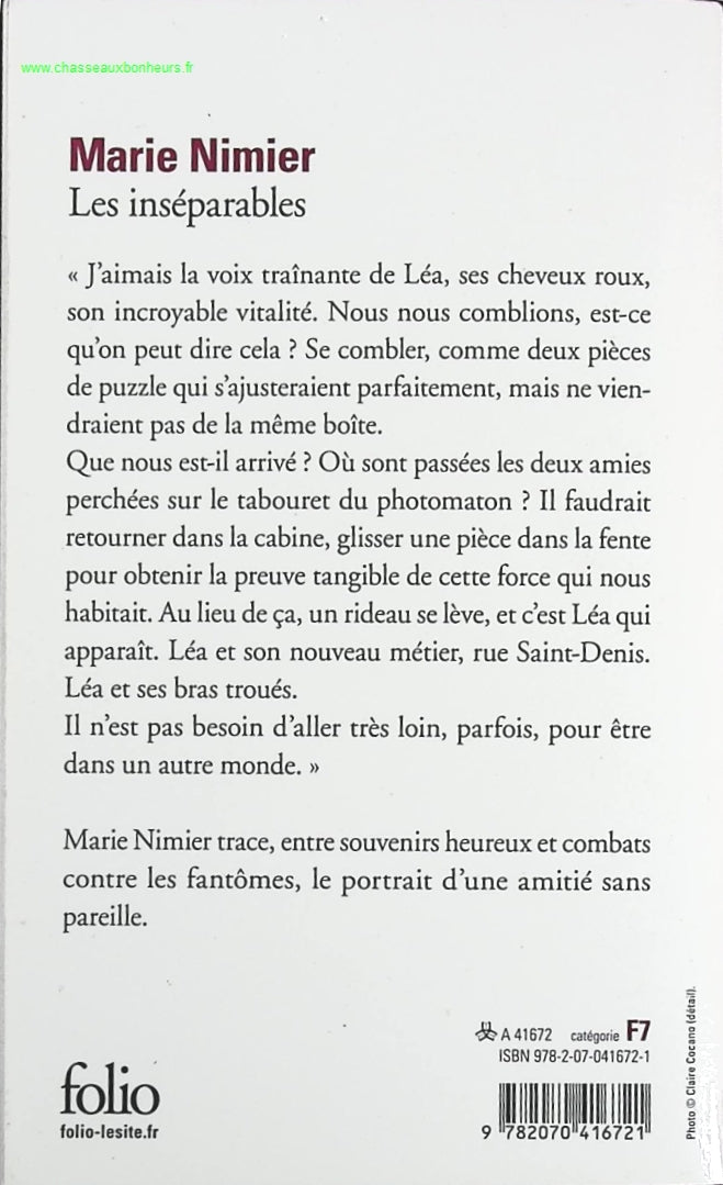 Les inséparables - Marie Nimier - Livre