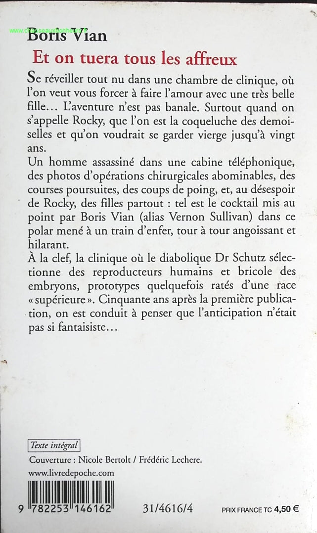 Et on tuera tous les affreux - Boris Vian - livre