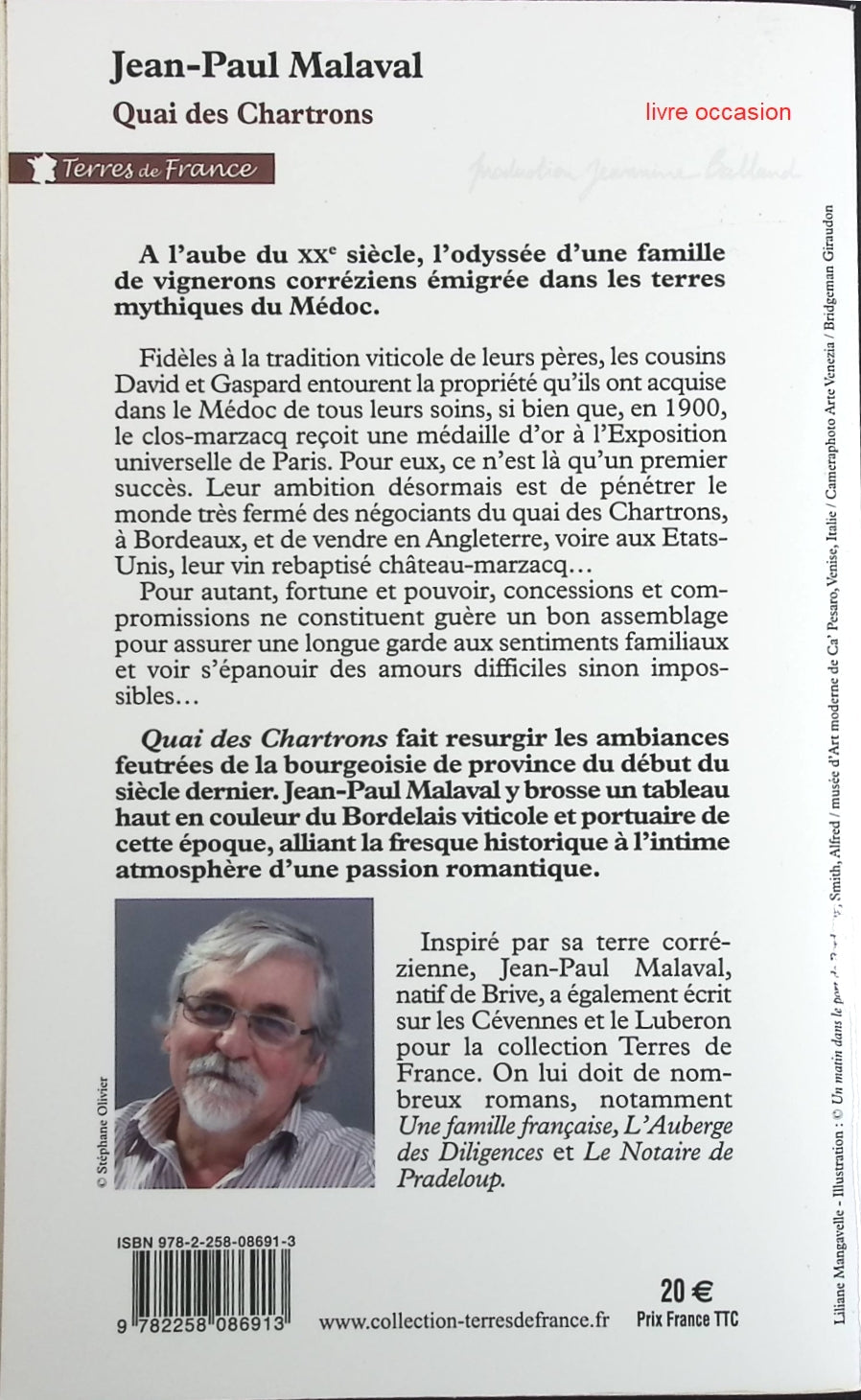 Quai des Chartrons NE - Jean-Paul Malaval - Livre